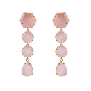 Rose Quartz Earrings